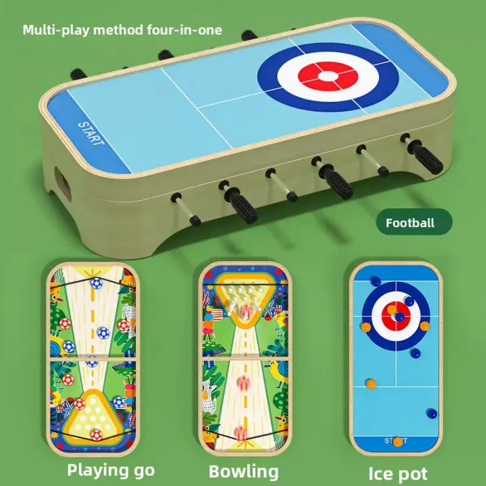 فوتبال دستی و برد گیم چوبی کد JHTOY900