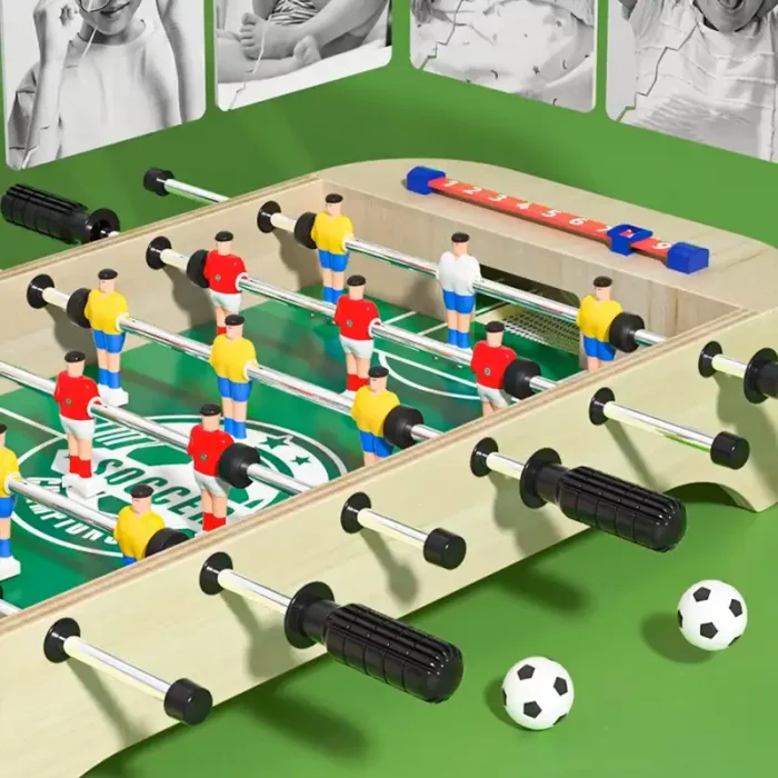 فوتبال دستی و برد گیم چوبی کد JHTOY900