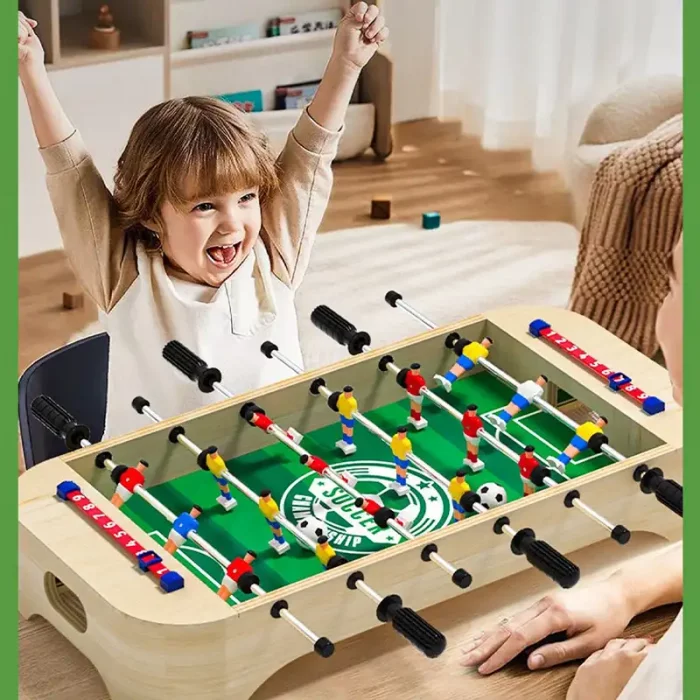 فوتبال دستی و برد گیم چوبی کد JHTOY900