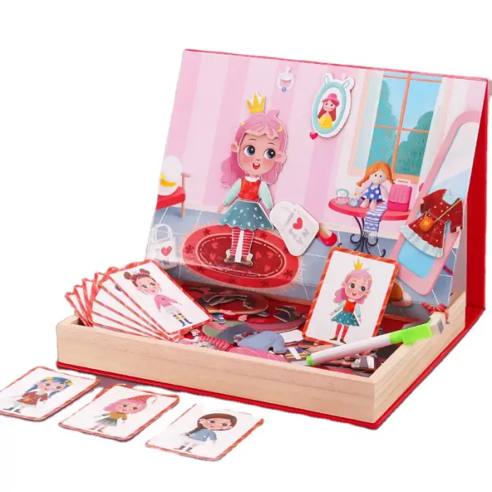 پازل مگنتی وایت برد مدل مد و لباس کد JHTOY227