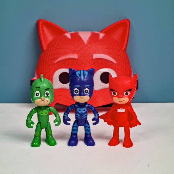 ست فیگور 3 عددی و ماسک پی جی مکس مدل owlette کد P/3311/C