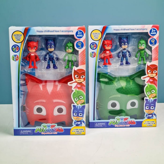 ست فیگور 3 عددی و ماسک پی جی مکس مدل owlette کد P/3311/C