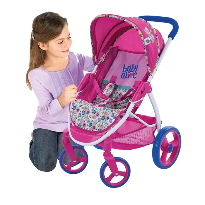 کالسکه عروسک تاشو بی بی الایو BABY ALIVE کد D85991