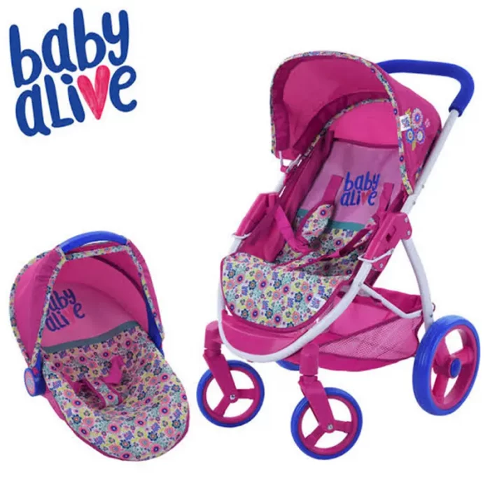 کالسکه عروسک تاشو بی بی الایو BABY ALIVE کد D85991