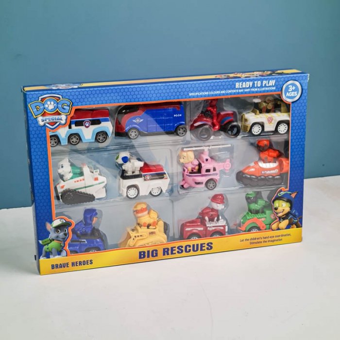 فیگور سگ های نگهبان با ماشین پاوپاترول Paw Patrol کد PB9902