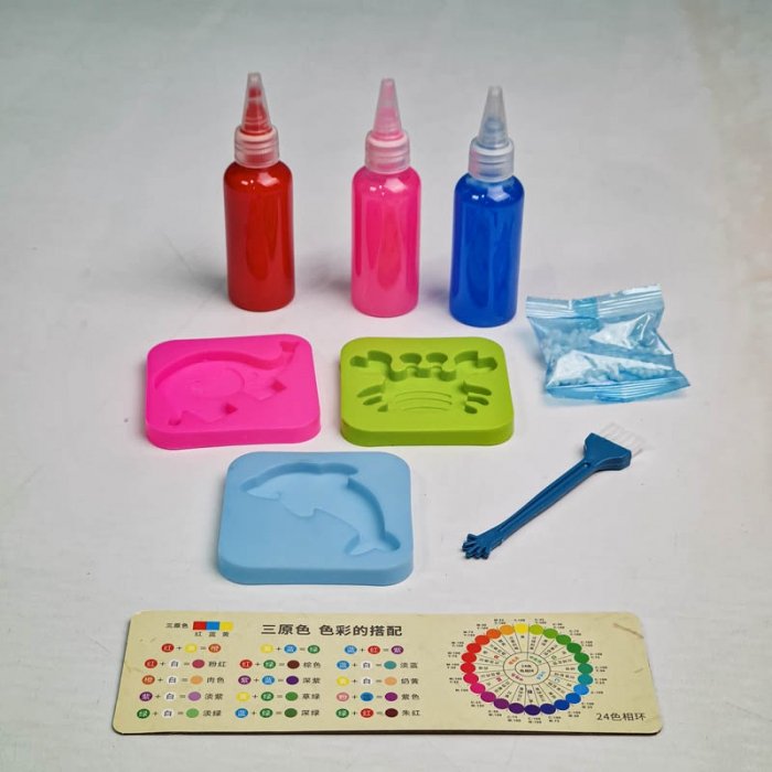 کیت جادویی قالب سازی  ژله ای 3 رنگ کد 33663