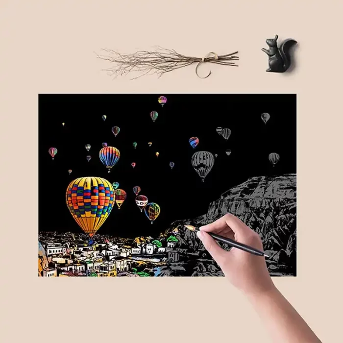 تابلو اسکرچ سایز 295*210 کد 8454