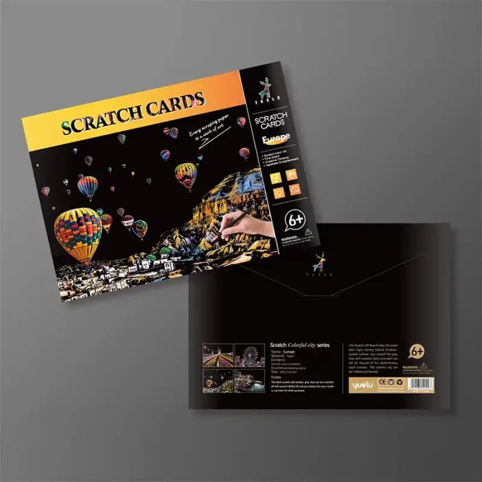 تابلو اسکرچ سایز 295*210 کد 8454