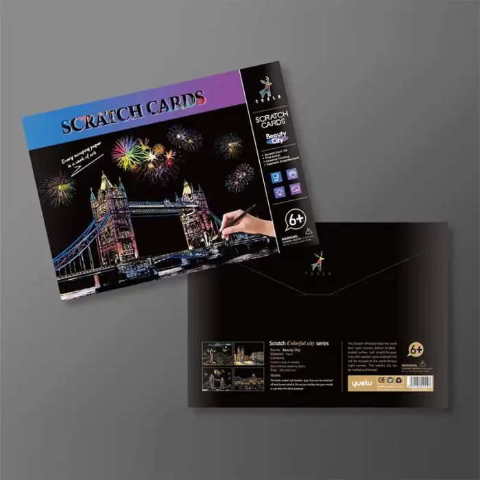 تابلو اسکرچ سایز 295*210 کد 8454