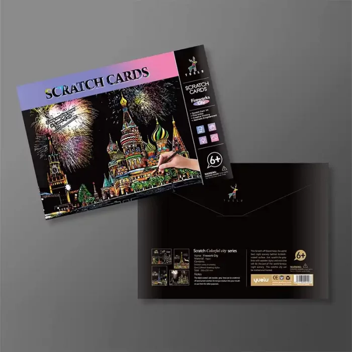 تابلو اسکرچ سایز 295*210 کد 8454