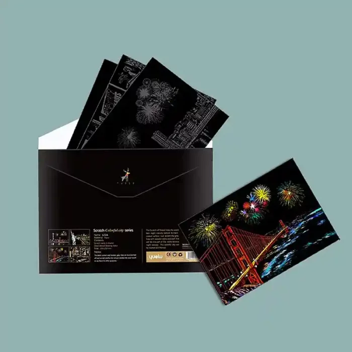 تابلو اسکرچ سایز 295*210 کد 8454