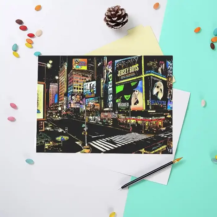 تابلو اسکرچ سایز 295*210 کد 8454