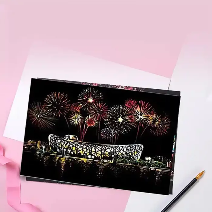 تابلو اسکرچ سایز 295*210 کد 8454