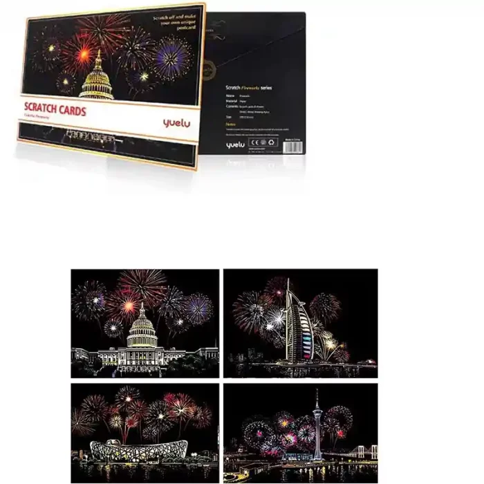 تابلو اسکرچ سایز 295*210 کد 8454