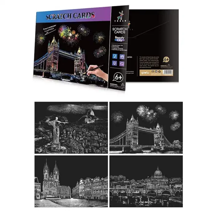 تابلو اسکرچ سایز 295*210 کد 8454