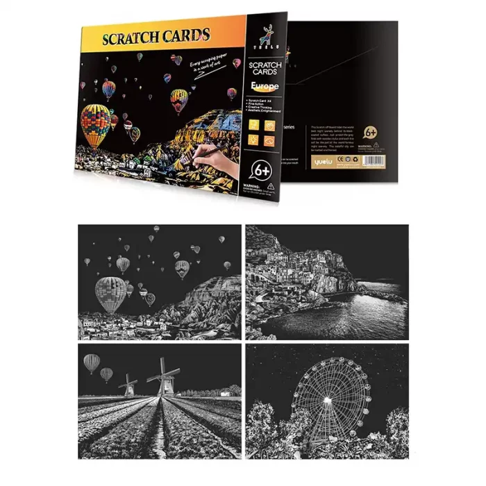 تابلو اسکرچ سایز 295*210 کد 8454