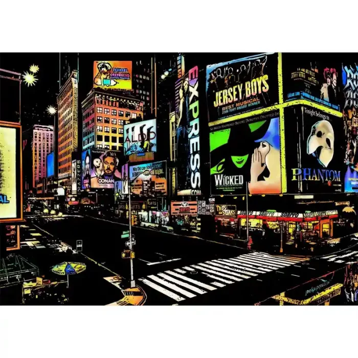 تابلو اسکرچ سایز 295*210 کد 8454