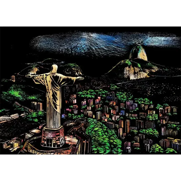 تابلو اسکرچ سایز 295*210 کد 8454