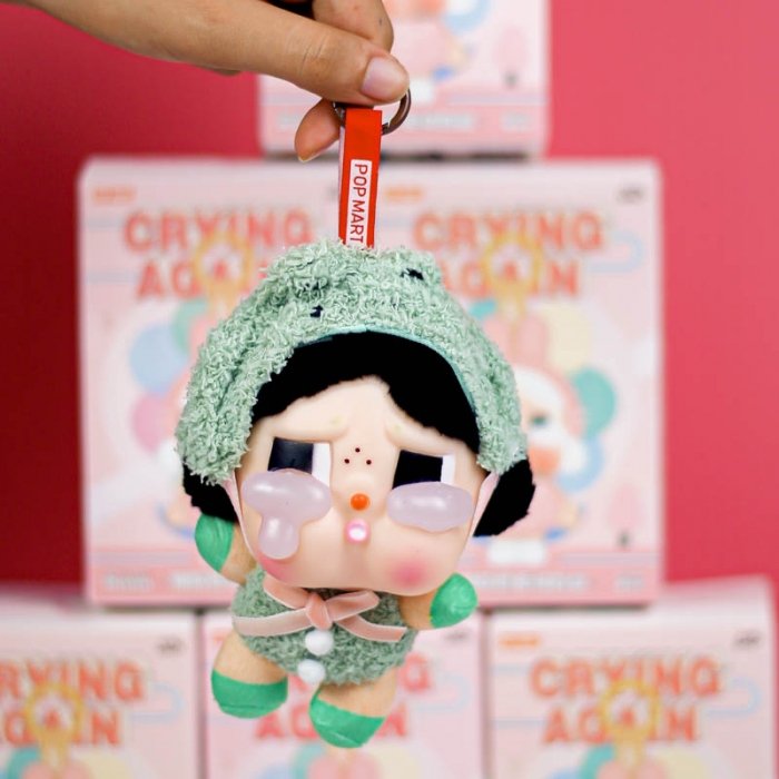 عروسک شانسی کرای بیبی پاپ مارت مدل crying again کد 028763