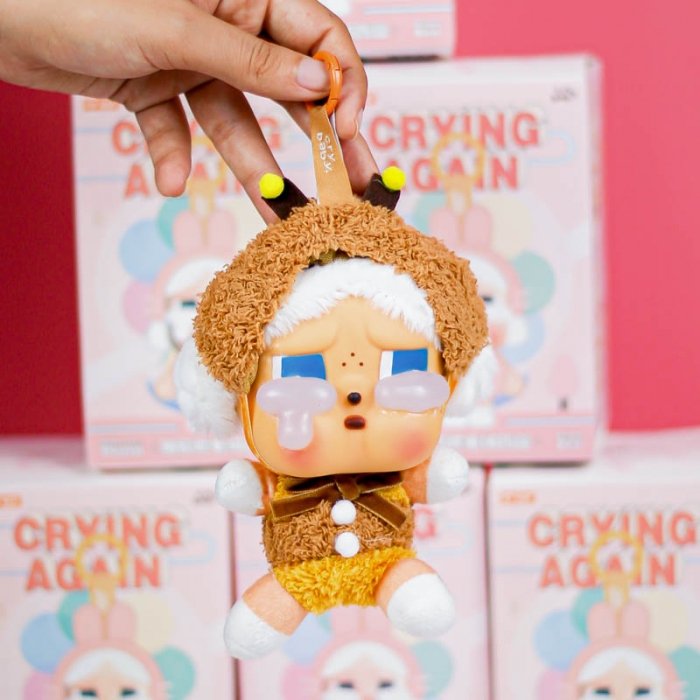 عروسک شانسی کرای بیبی پاپ مارت مدل crying again کد 028763