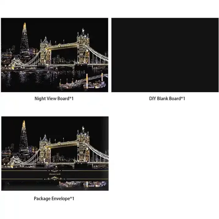 تابلو اسکرچ سایز 405*285 کد 4540