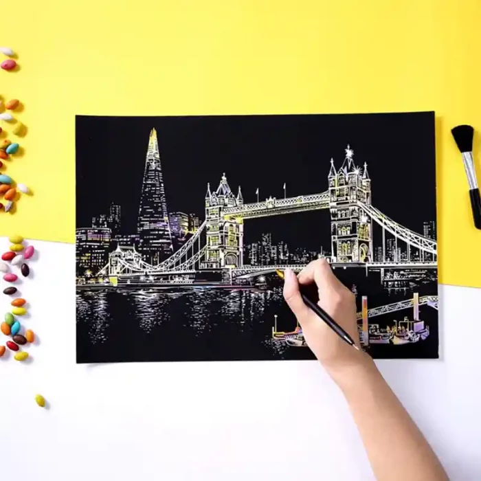 تابلو اسکرچ سایز 405*285 کد 4540