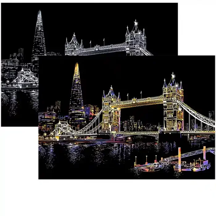 تابلو اسکرچ سایز 405*285 کد 4540