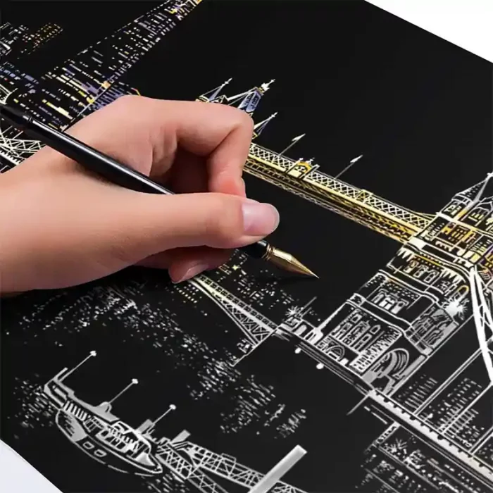 تابلو اسکرچ سایز 405*285 کد 4540