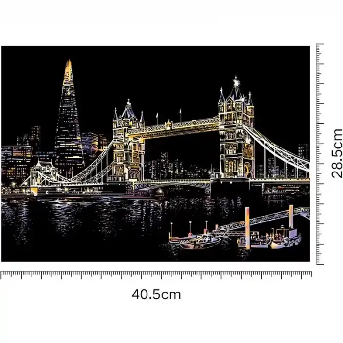 تابلو اسکرچ سایز 405*285 کد 4540