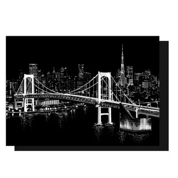 تابلو اسکرچ سایز 405*285 کد 4540