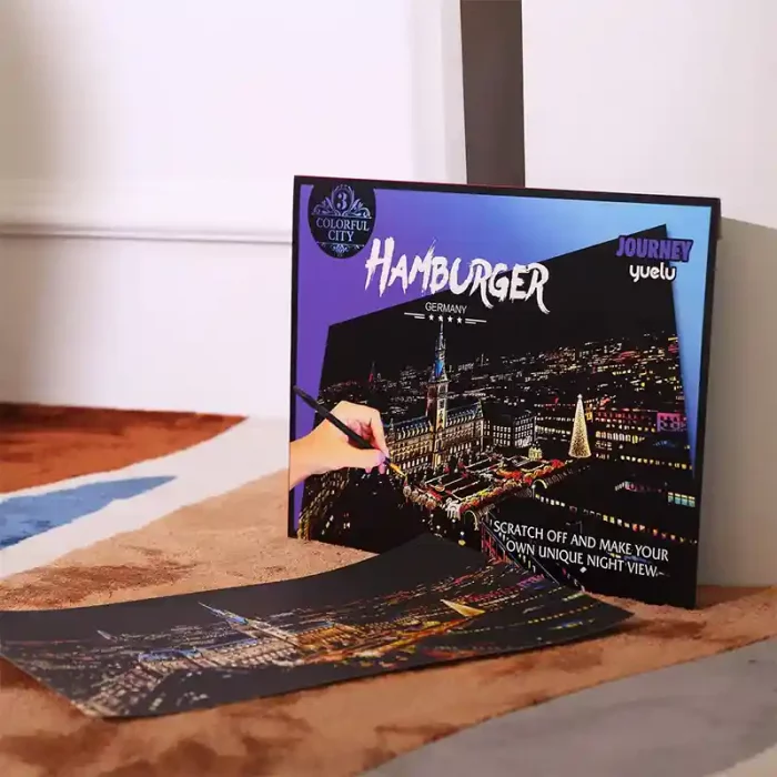 تابلو اسکرچ سایز 405*285 کد 4540