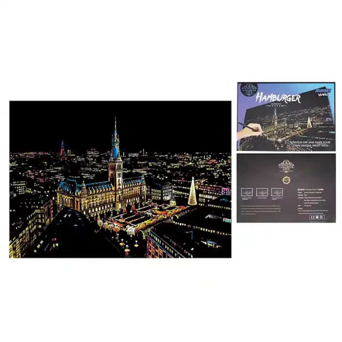 تابلو اسکرچ سایز 405*285 کد 4540