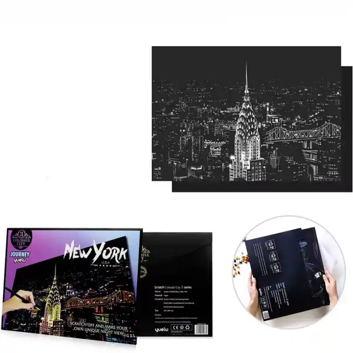 تابلو اسکرچ سایز 405*285 کد 4540