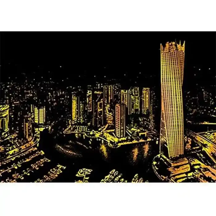 تابلو اسکرچ سایز 405*285 کد 4540