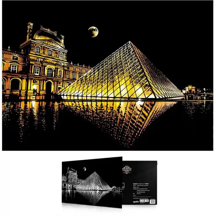 تابلو اسکرچ سایز 405*285 کد 4540