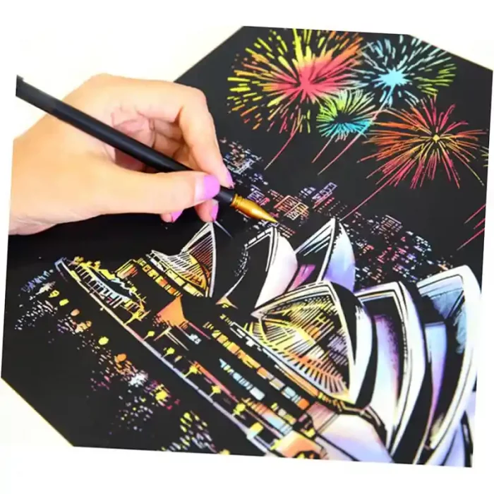 تابلو اسکرچ سایز 405*285 کد 4540