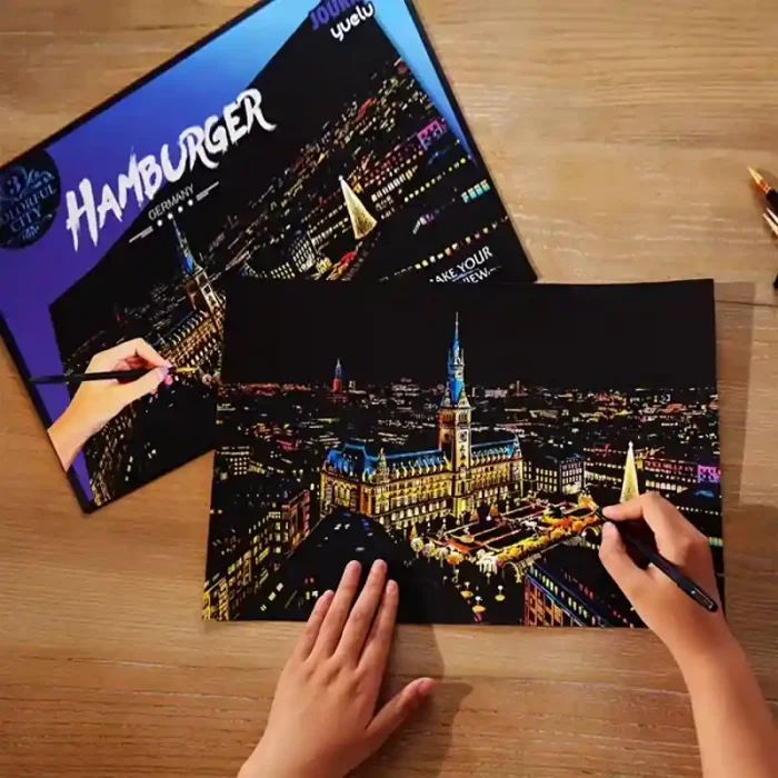 تابلو اسکرچ سایز 405*285 کد 4540