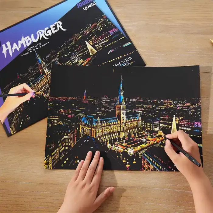 تابلو اسکرچ سایز 405*285 کد 4540