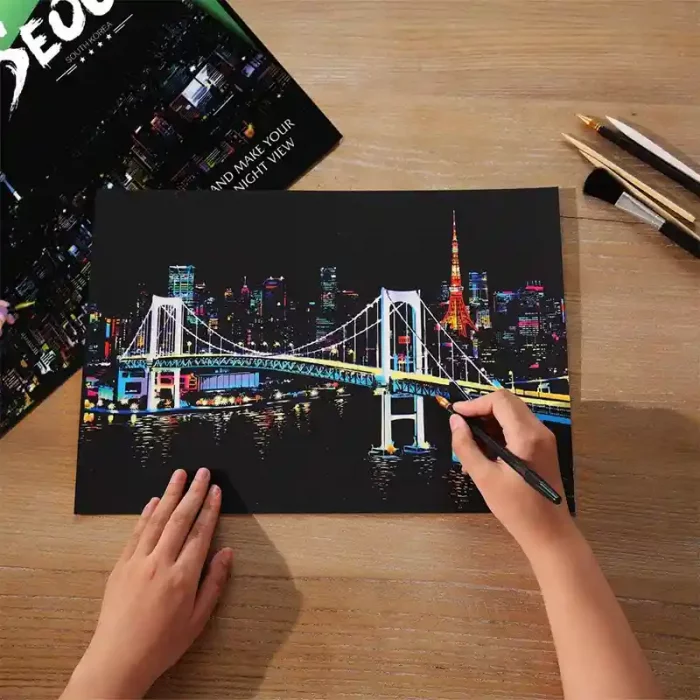 تابلو اسکرچ سایز 405*285 کد 4540