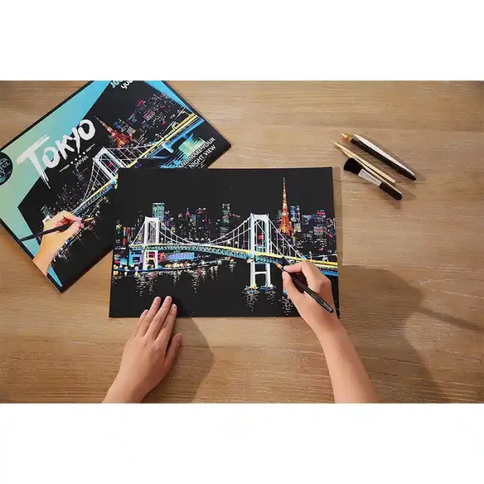 تابلو اسکرچ سایز 405*285 کد 4540