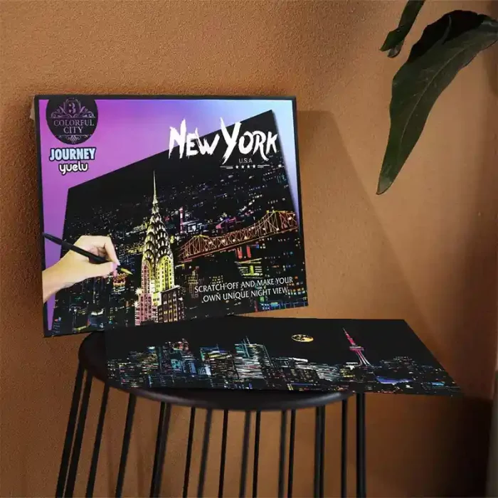 تابلو اسکرچ سایز 405*285 کد 4540