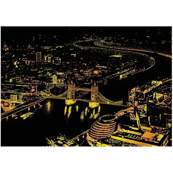 تابلو اسکرچ سایز 405*285 کد 4540