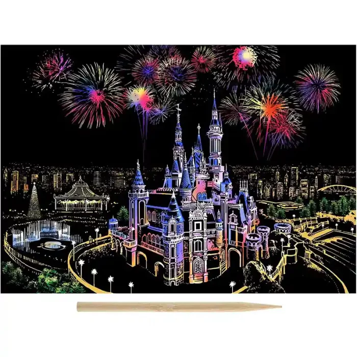 تابلو اسکرچ سایز 405*285 کد 4540