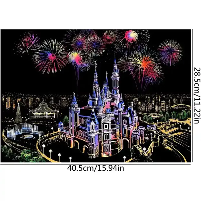 تابلو اسکرچ سایز 405*285 کد 4540