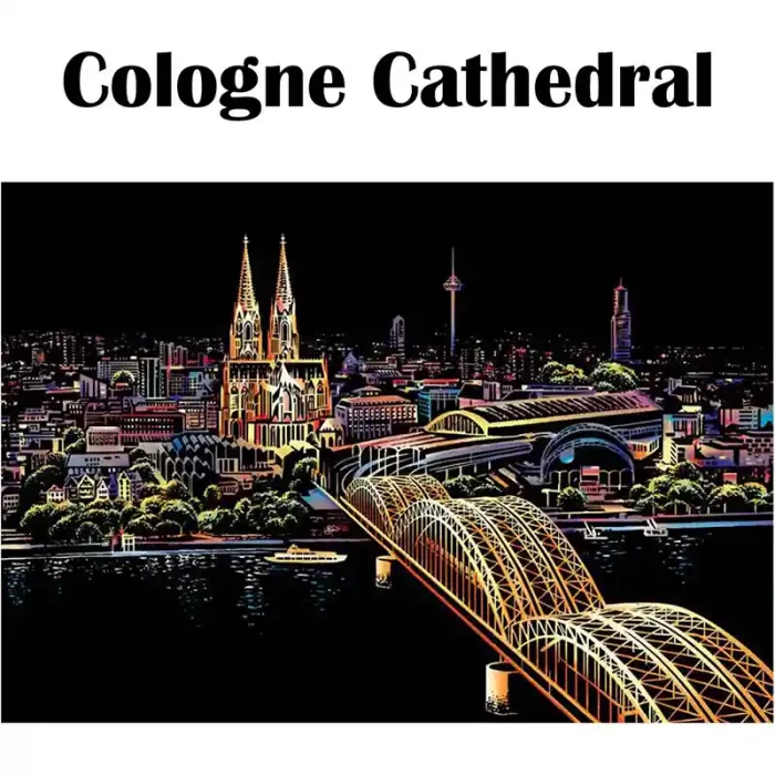 تابلو اسکرچ سایز 405*285 کد 4540