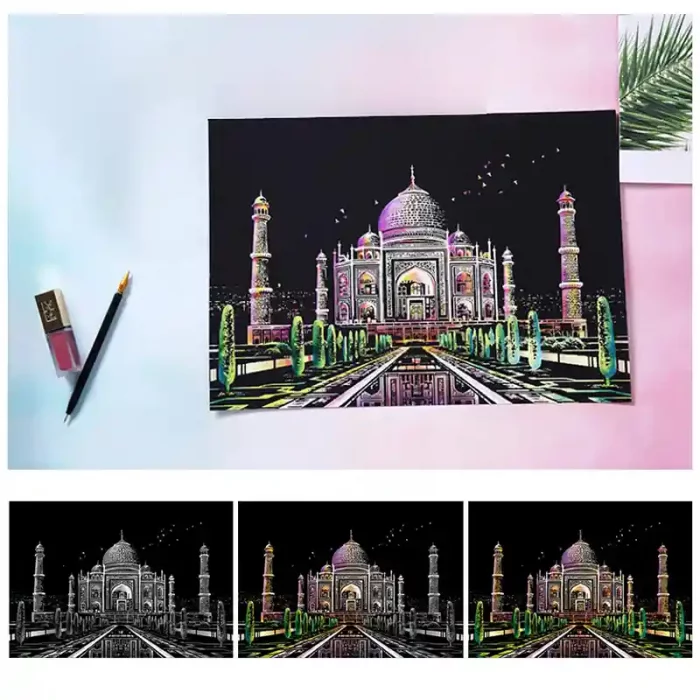 تابلو اسکرچ سایز 405*285 کد 4540