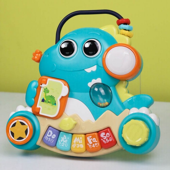 اسباب بازی پیانو موزیکال هولی تویز Huile Toys طرح دایناسور کد HE8976