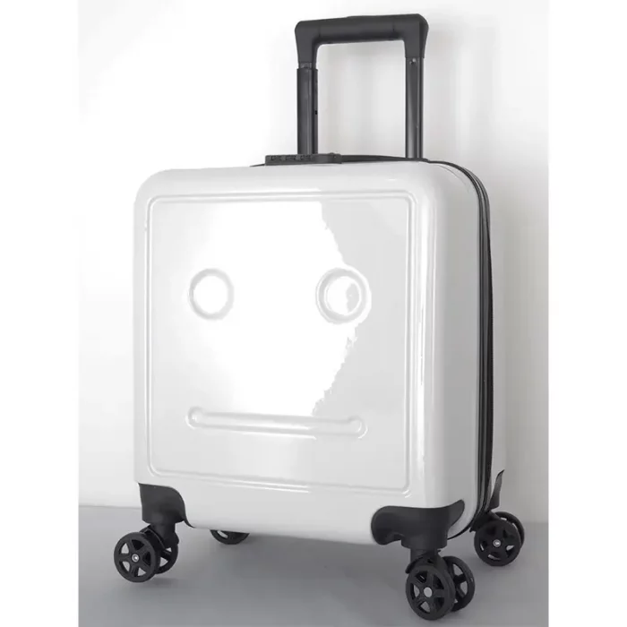 چمدان کودک مدل برجسته رنگ سفید کد P/M01/SE