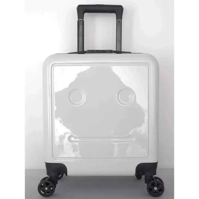 چمدان کودک مدل برجسته رنگ سفید کد P/M01/SE