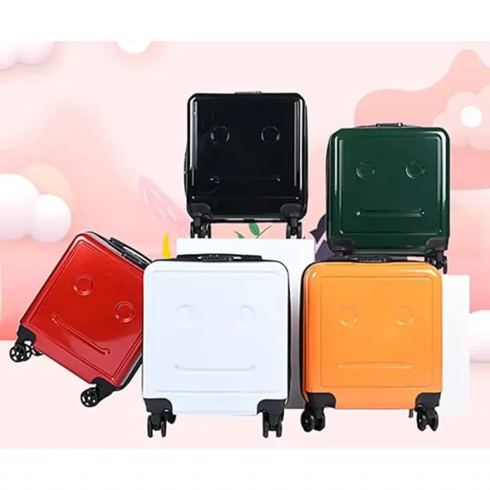 چمدان کودک مدل برجسته رنگ سفید کد P/M01/SE